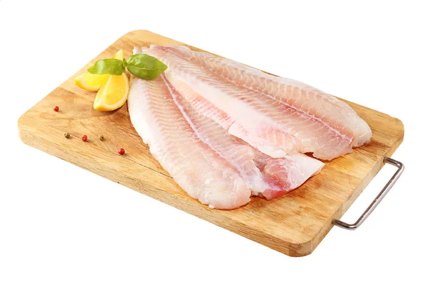 Verse zalmfilet van pangasius — Stockfoto