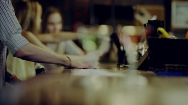 bir bar Temizleme sayaç