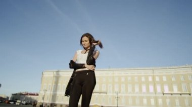 Güzel model Petersburg fotoğraf çekim