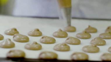 Hamur macarons için sıkma