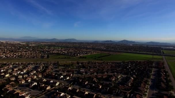 Vue panoramique du paysage de la campagne — Video