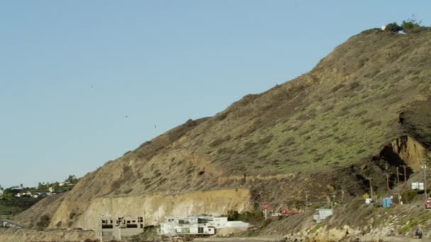 Panorama de la costa del Pacífico — Vídeo de stock