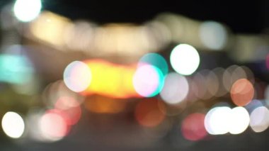 Las Vegas gece defocuse