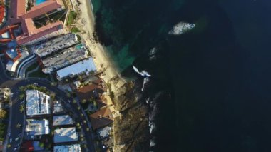 Atış yukarıdan La Jolla cove Beach