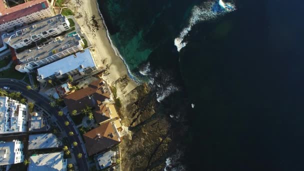 Vista maravilhosa da zona costeira de San Diego — Vídeo de Stock