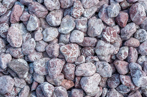 丸めた小石天然石の質感背景 — ストック写真