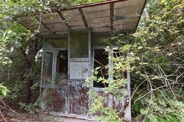 Abandonou Pripyat City Zona Exclusão Chernobyl Verão 2019 — Fotografia de Stock