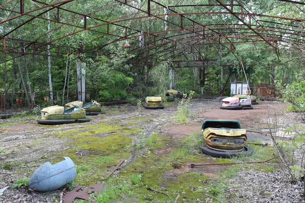 Parque Diversões Pripyat Parque Diversões Abandonado Localizado Pripyat Ucrânia Zona — Fotografia de Stock