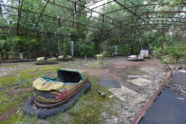 Parque Diversões Pripyat Parque Diversões Abandonado Localizado Pripyat Ucrânia Zona — Fotografia de Stock