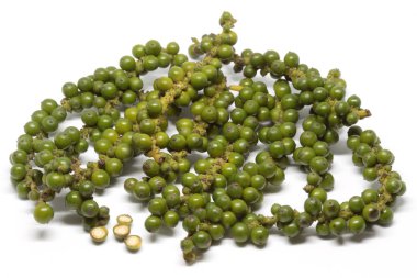 beyaz üzerine karabiber