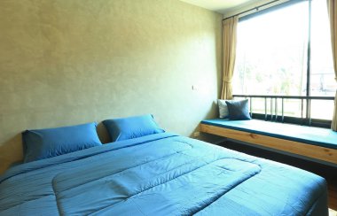 İç tasarım mobilya ile odası