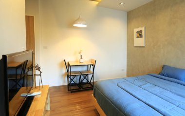 İç tasarım mobilya ile odası