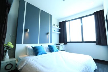 İç tasarım mobilya ile odası