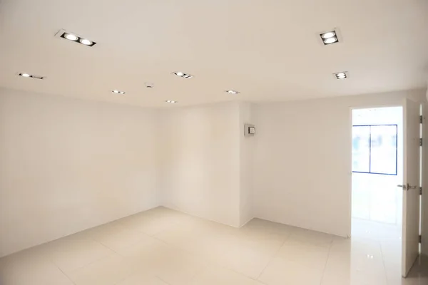 White room emply in Warm white LED light — Stock Photo, Image