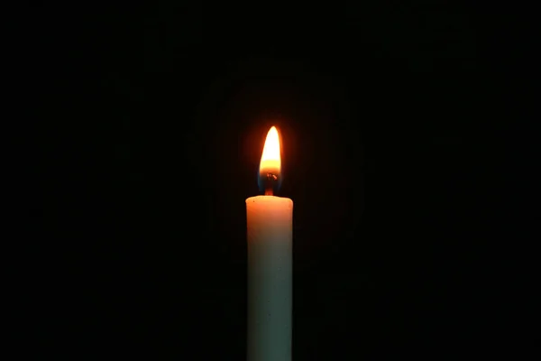 Candle Light Smoke — Stock Photo, Image