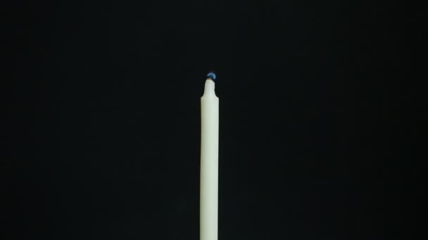 蜡烛灯和烟雾 — 图库视频影像