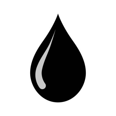 Vector rain drop icon.