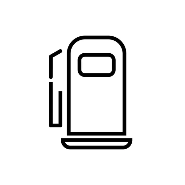 Διάνυσμα εικονιδίου καυσίμου. Απλό επίπεδο σύμβολο. — Διανυσματικό Αρχείο