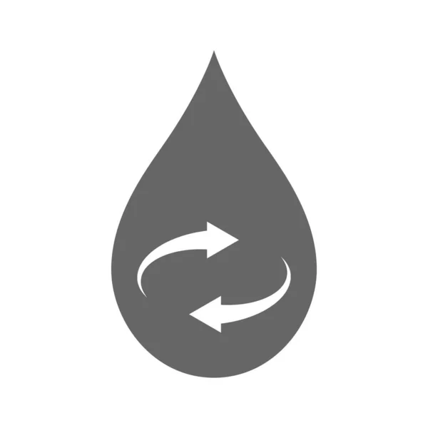 Bespaar Waterbewustzijn Icoon Slimme Ontwerptekens Voor Watergebruik Behoud Druppels Met — Stockvector