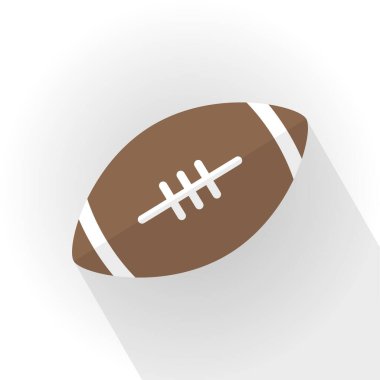 Amerikan futbolu logosunu görmeniz gerekir. Basit rugby topu simgesini