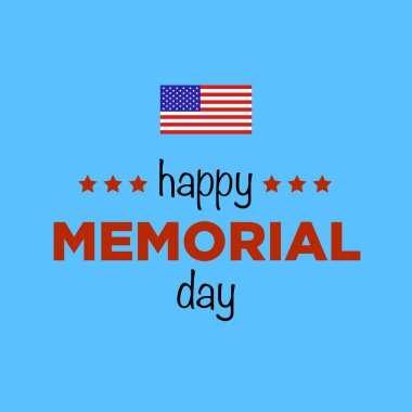 Amerika 'da Anma Günü. Unutma ve onurlandır. Birleşik Devletler Silahlı Kuvvetleri 'nde görev yaparken ölen insanları hatırlamak ve onurlandırmak için federal bayram. Mayıs 'ta kutlandı. Vektör posteri