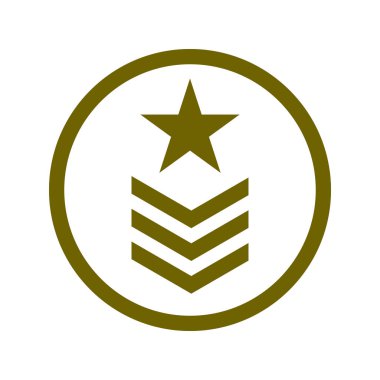 Ordu amblemi görüntü vektör çizim tasarımı ile ilgili.