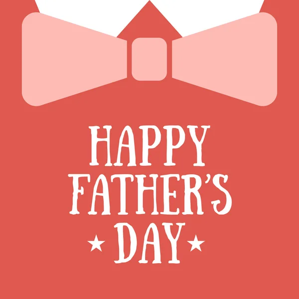 Üzerinde Yazısı Olan Babalar Günü Tebrik Kartın Kutlu Olsun Poster — Stok Vektör