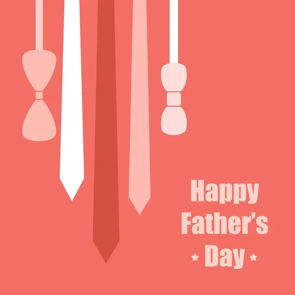 Carte Vœux Happy Fathers Day Avec Lettrage Manuscrit Modèle Conception — Image vectorielle