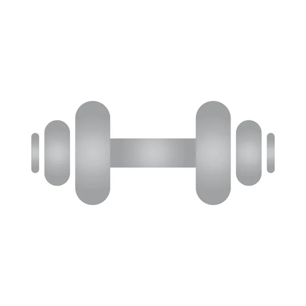 Icono Dumbbells Concepto Gimnasio Ilustración Vectorial Campanas — Archivo Imágenes Vectoriales