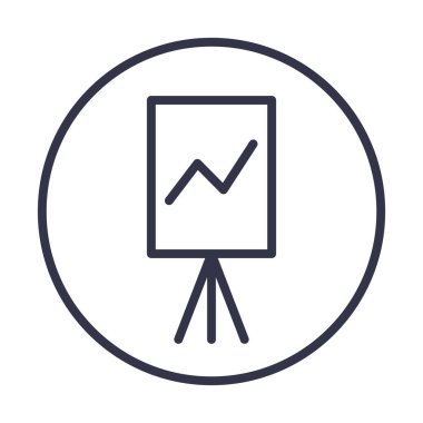 Seo Modern vektör simgesi eğitiliyor