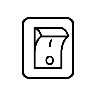 Elektrik anahtar satırı simgesi.