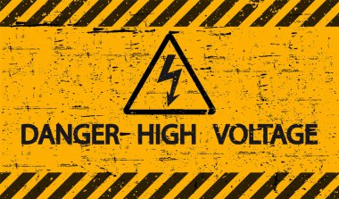 yüksek gerilim işareti