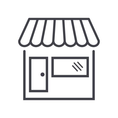 dükkan bina simgesini