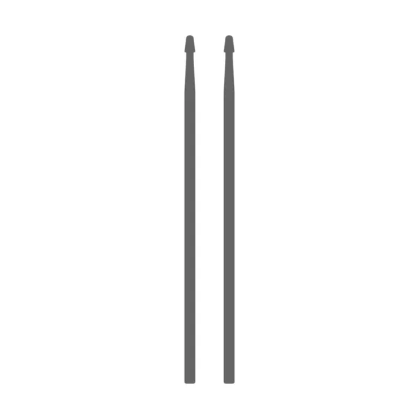 Drumsticks einfaches Symbol — Stockvektor