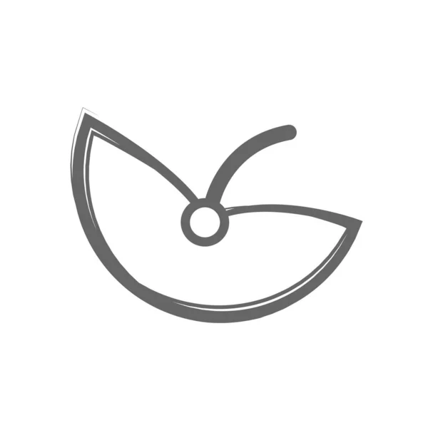 Icono de cuna en estilo plano — Vector de stock