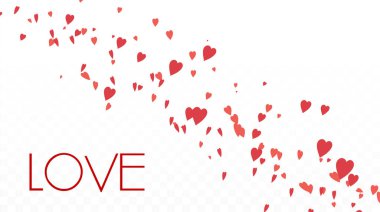 Güzel Konfeti Kalpleri Düşüyor