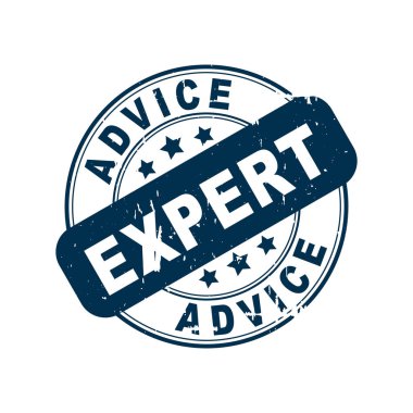 Uzman tavsiyesi kauçuk vektör damgası