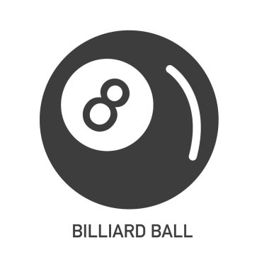 Pool Eight Ball Icon template color editable. billiard ball symbol vector sign isolated on white background. vector Pool Eight Ball Icon template color editable. billiard ball symbol vector sign isolated on white background. vector