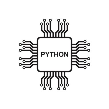 Python programlama dilinin simgesi.