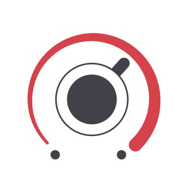 Vektör tam kahve fincanı.