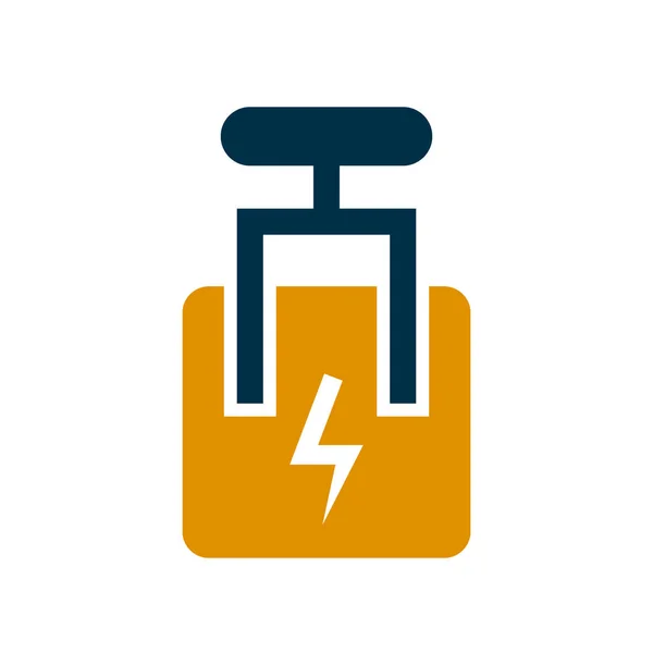 Vector Circuit Breaker transparant pictogram. — Stockvector