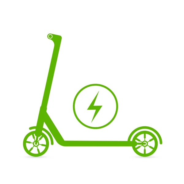 Elektrische scooter pictogram — Stockvector
