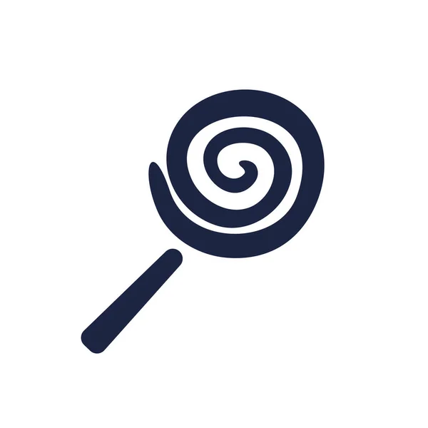 Caramelo lollipop vector icono — Vector de stock