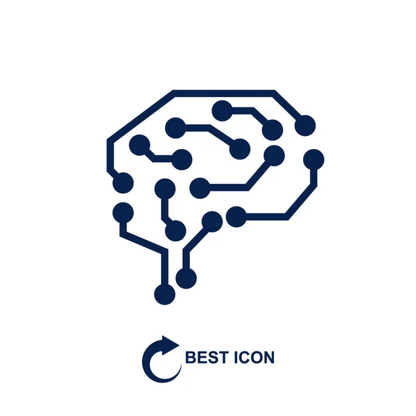 Artificial intelligence icon — Stock Vector