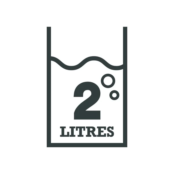 2 Litre. Tahmini hacim mililitre.