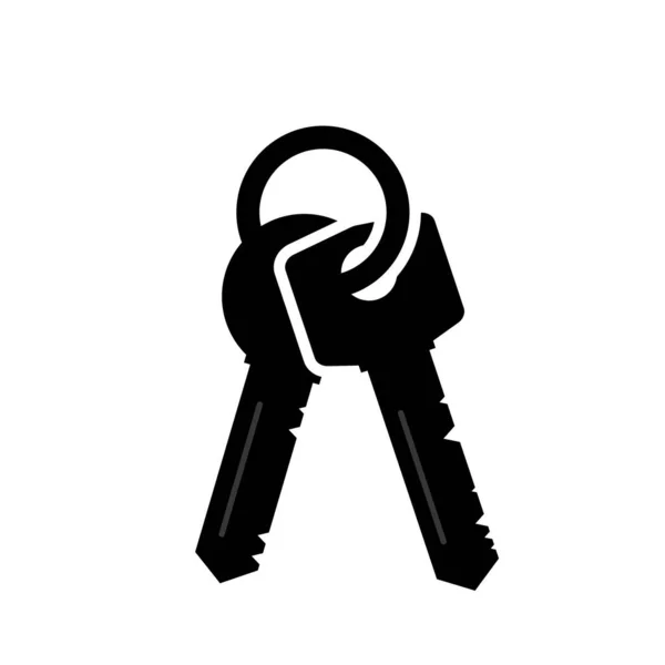 Key icon in trendy flat style isolated. Vector sign — 스톡 벡터