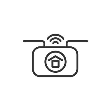 Smart Home Hub Icon Free Vector Eps Cdr Ai Svg Vector Illustration Graphic Art