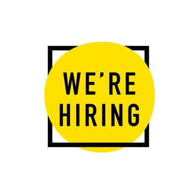 Eleman arıyoruz. Beyaz arkaplan üzerinde vektör düz illüstrasyon.