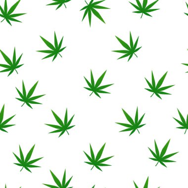 Marihuana Yeşil Yaprak Çerçevesi ve siyah marihuana nargile deseni. Vektör arkaplanı