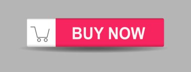 Şimdi Vektör Etiketi al. Beyaz Üzerine Web Afişi